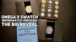 OMEGA X SWATCH • MOONSWATCH UNBOXING • MISSION TO NEPTUNE & MISSION TO JUPITER WATCH UNBOXING