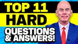 TOP 11 ‘GREATEST ANSWERS’ to JOB INTERVIEW QUESTIONS! (How to PREPARE for a JOB INTERVIEW!)