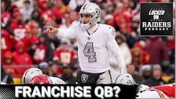 What do the Las Vegas Raiders do if their franchise QB is not on the roster?