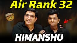 AIR 32 ISI Himanshu | Sachin  Sir Motivation |Physicswallah