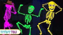 Kaha Hai Skeletons? Spooky Scary Nursery Rhymes | Teehee Toli