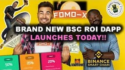 🚀FOMO-X LAUNCHES TODAY | INSTANT 50% ROI AVAILABLE ON DEPOSITS | CONTEST, YOUTUBER BONUSES & MORE!!