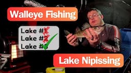 3rd Lake is the Charm! Catching Walleye and Winter Camping on Lake Nipissing