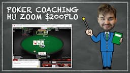 End Boss Reviews Heads-Up $200PLO Session!