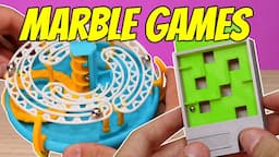 Top 5 Marble Puzzles & Games 3D Printed