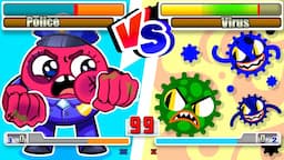 Hard Battle: Sheriff vs Virus | Good Habits | Cartoons for Kids  |Cartoon for Kids VocaVoca Berries