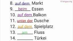 A1, A2, B1 - Deutsch lernen, Grammatik Test, Deutsche Grammatik, Verb, Präsens, unregelmäßig irregul