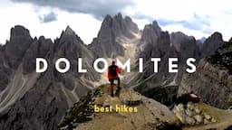 5 Best Hikes in the Dolomites Italy 🇮🇹 Hiking Road Trip