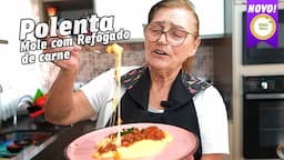 POLENTA MOLINHA COM MOLHO DE CARNE | RAGU COM POLENTA CREMOSA | ANGU CREMOSO COM MOLHO DE CARNE1147