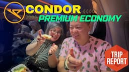 CONDOR PREMIUM ECONOMY DE2403 YYZ - FRA TRIP REPORT WITH RITA DEMONTIS