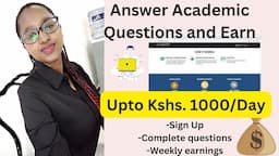 Up to KSHS.1000/Day. Answer Easy Questions on Hello Experts and Earn.