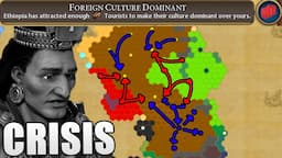 The crisis war turns into a siege, we cannot get out, they are coming - Civ 6 Inca