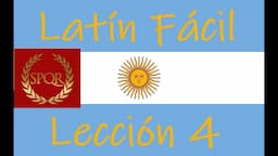 Lección de latín fácil #4 | Aprender latín rápido | Curso de latín para principiantes  Latín 101