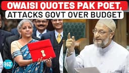 Asaduddin Owaisi’s Poetic Attack On Modi Govt Over Budget 2024; ‘Aisey Dastoor Ko…’ | Lok Sabha