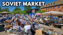 Russian TYPICAL Street Market:  Saltykovskaya Flea Market