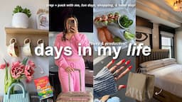 VLOG!💌 busy days in my life, prep + pack with me, shopping haul, peaceful moments & concert vlog!