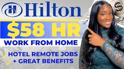 EARN UP TO $ 2300/WK | HILTON WORK FROM HOME | WORK AT HOME | ONLINE JOBS