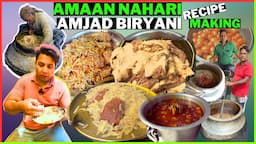 AMAAN NAHARI  AMJAD CHICKEN BIRYANI ACHHU PULAO FULL RECIPE MAKING JAIPUR STREET FOOD