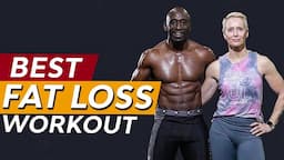 Best Fat Loss Bodyweight Workout (FULL WARM UP AND FOLLOW ALONG WORKOUT)