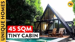 Inside This Modern Black A-Frame Cabin with Spacious Outdoor Areas | Unique Homes | OG