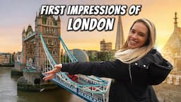 How we explored London City! / First time in London!