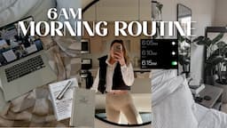 6AM MORNING ROUTINE 2023 | healthy habits & productivity for January