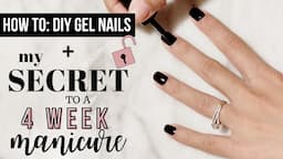 Gel Manicure at Home on Natural Nails | SECRET to long lasting polish