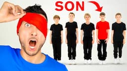 Father Tries to Find his SON Blindfolded!