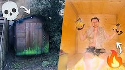 DIY my MOULDY SHED into a MODERN SAUNA!