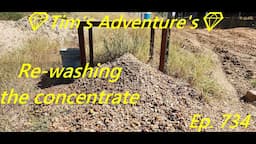 Re-washing the Concentrate | Lots of Sapphires 💎Tim's Adventure's💎⛏️ Ep. 734