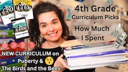 4th Grade HOMESCHOOL CURRICULUM CHOICES 2023 -2024 | How much I spent $$$ | NEW CURRICULUM PICKS