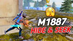 TOP BR RANKED || M1887 IS THE REAL DEAL 🔥 || PLAYING HIDE & SIDE WITH THE GRANDMASTER ENEMIES 🤯 !!!