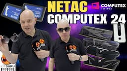 Computex 2024: NETAC - Leo and AUDIO Sunglasses (with SSDs & Memory)