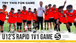 SoccerCoachTV - U12's Rapid 1v1 Game. You have to try this one.