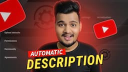 How to use youtube upload defaults | automatic description youtube | description ka kya matlb hota h