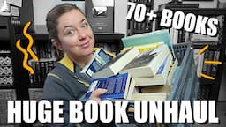 UNHAULING 70+ BOOKS!!!