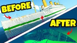 Britannic Sinking Survival & Wreckage Exploration in Stormworks!