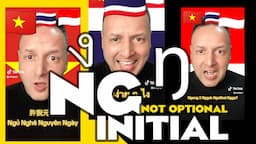 🇬🇧 🇻🇳 🇹🇭 🇮🇩 Initial NG ŋ ง is NOT Optional - How to Pronounce it Once and For All Viet Thai Indo