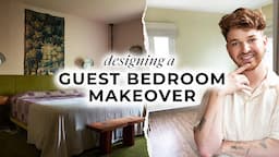 GUEST BEDROOM MAKEOVER ✨ Designing, Shopping & Mood-boarding!