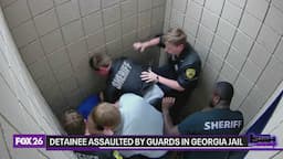 Surveillance video shows detainee being assault by guards in Georgia jail