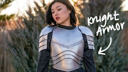 I Made Cosplay Knight Armor - Breastplate and Pauldrons EVA Foam Tutorial