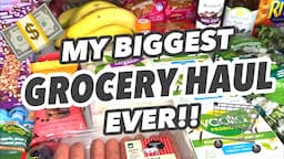 🛒 $400+ Stock up MONTHLY GROCERY HAUL | Time to fill my freezer! 🥶 MY BIGGEST GROCERY HAUL EVER!🧾