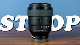 Stop Recommending a 50mm Lens [Sony 50mm f1.2 GM Lens Review]