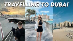 Travelling to Dubai 🇦🇪 Exploring JBR, visiting Palm Jumeirah & apartment tour!