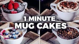 1 Minute Mug Cake Recipes: 6 easy and quick Microwave Mug Cakes