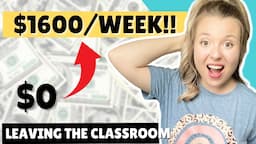 HOW TO MAKE $1600 A WEEK (Working 20 Hours/Week) → Outschool Pay Update