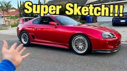 1000hp Supra Turns Into DEATHTRAP With These wheels!!!