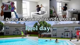 Day in the life | Deep Clean with me  & Pool  Day!