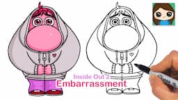 How to Draw Embarrassment Easy | Inside Out 2