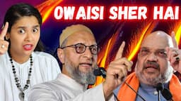 Asaduddin Owaisi Ne Parliament Me Amit Shah Ko Lalkaara⚡Ro Padi BJP | Indian Reaction